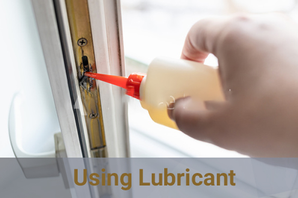 use lubricant for double glazing maintanence